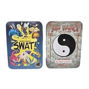 Two Reiner Knizia Games SWAT and YIN YANG in Tins Gryphon Games